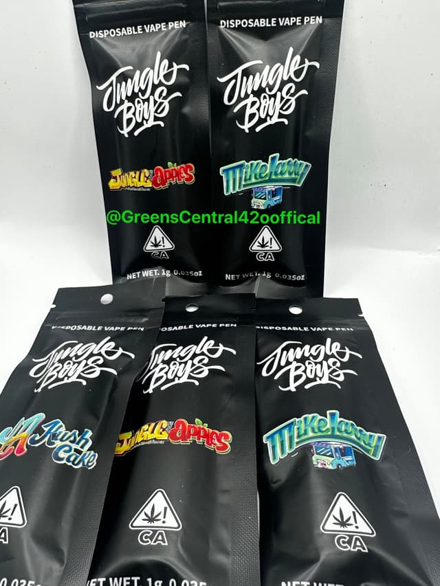 Jungle Boy Disposable Vape Pen (1ml/850mg) - Cannabis Menu by GreensCentral - Cannabis in Carlton North, Victoria | LeafedOut.com Jungle Boy Disposable Vape Pen (1ml/850mg) - Cannabis Menu by GreensCentral - Cannabis in Carlton North, Victoria | LeafedOut.com