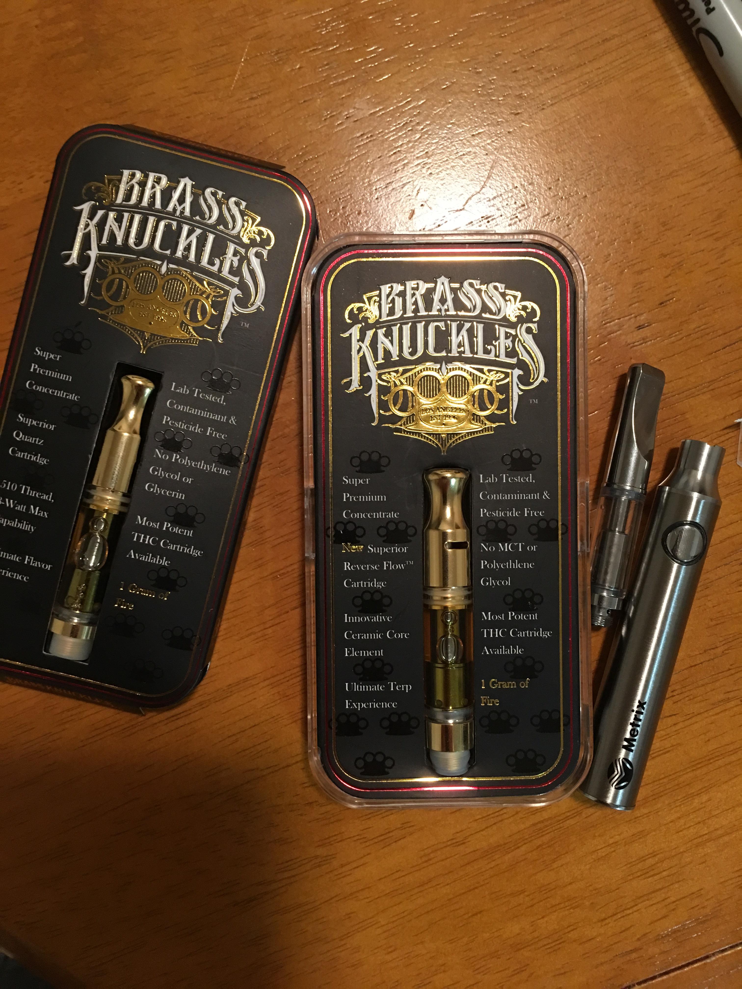 Brass knuckles Cannabis Menu by Maelz Cannabis in York , SC