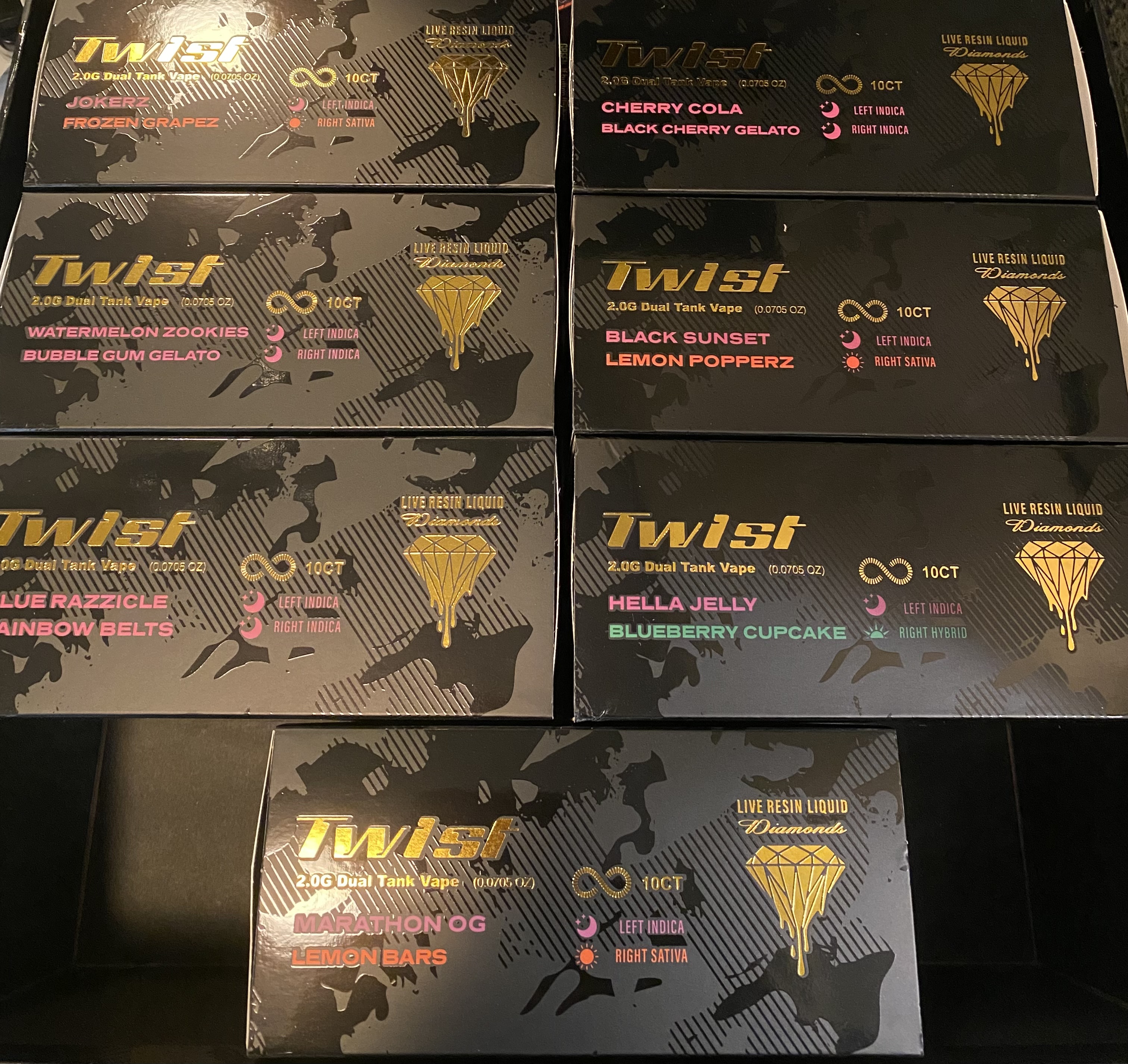 twist dual tank vape iKrusher Noble Dual Tank 2.0 Ml Disposable Vape Pen main image 1