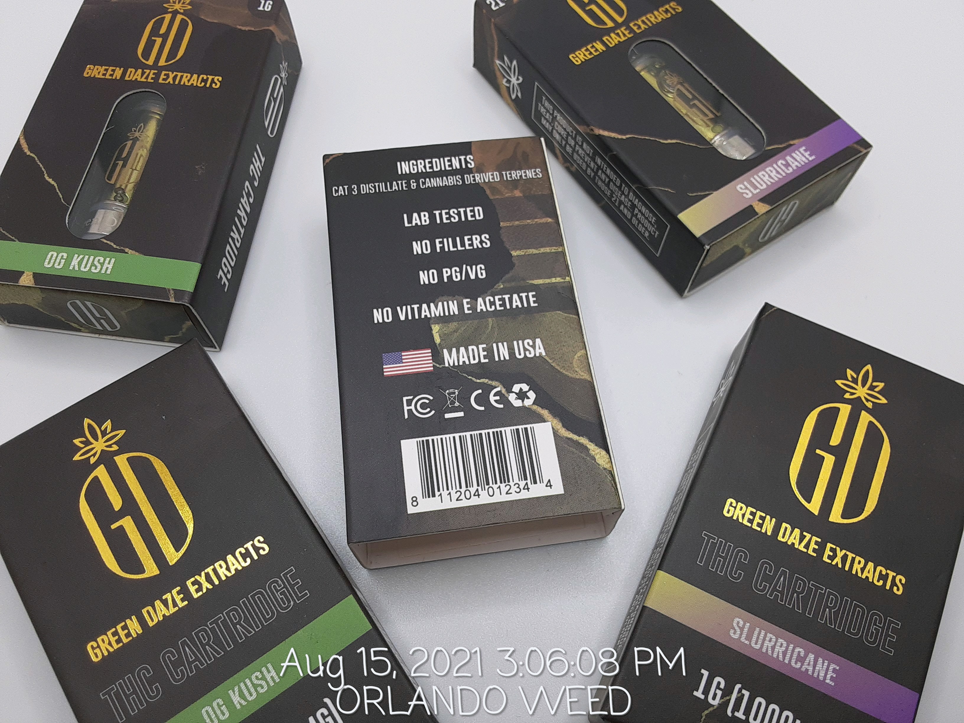 GREEN DAZE EXTRACTS | INDICA CARTS - Cannabis Menu by Orlandoweed